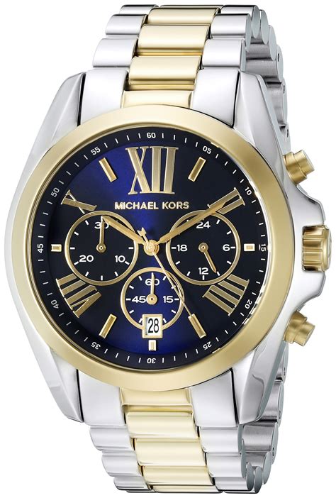 michael kors bradshaw two tone mens|2 tone bradshaw watch.